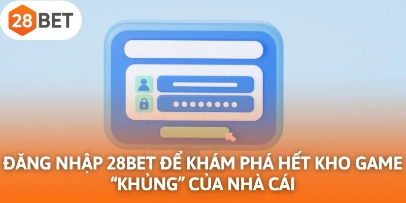 Đăng nhập 28bet mỗi ngày để khám phá hết kho game "khủng" của nhà cái