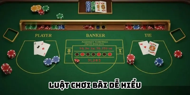 Hướng dẫn luật rút bài trong game Baccarat